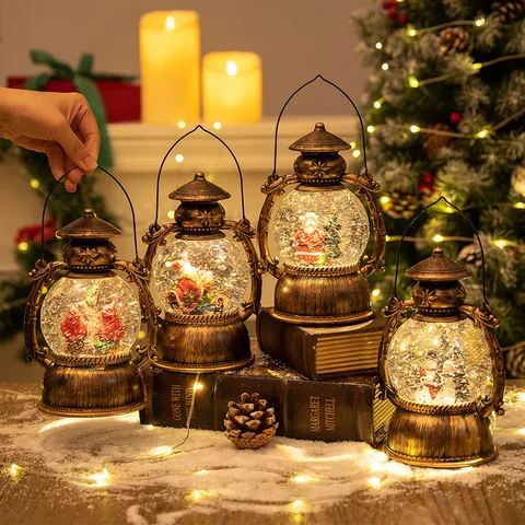 Snow Globe Lantern Music Box