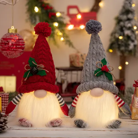Glowing Christmas Gnome (12 in)